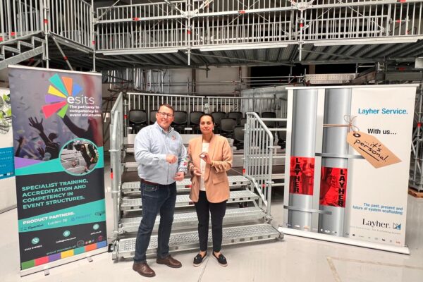 Layher UK and ESITS Deepen Partnership with Letchworth Training Centre Accreditation